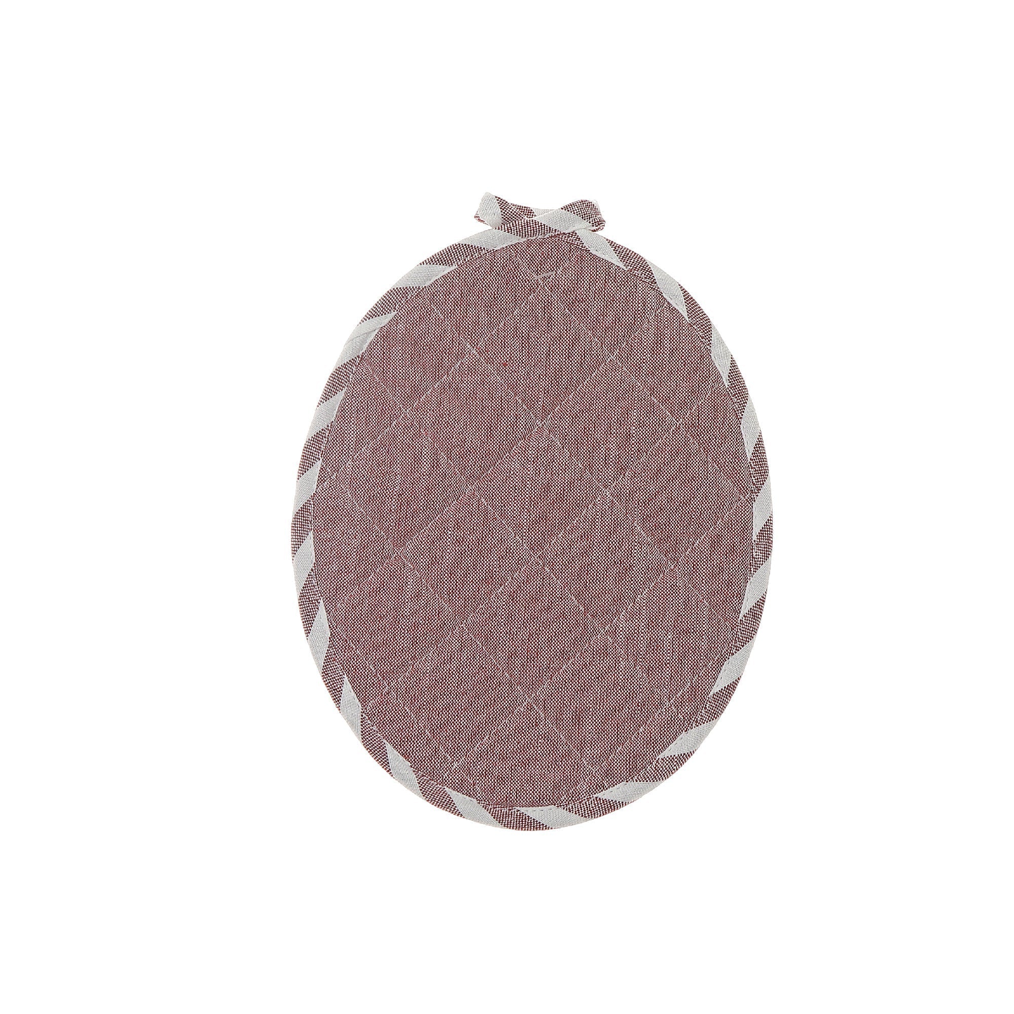 Stripe and Neoprene Pot Holder, Durable Heat Resistant Kitchen Pad