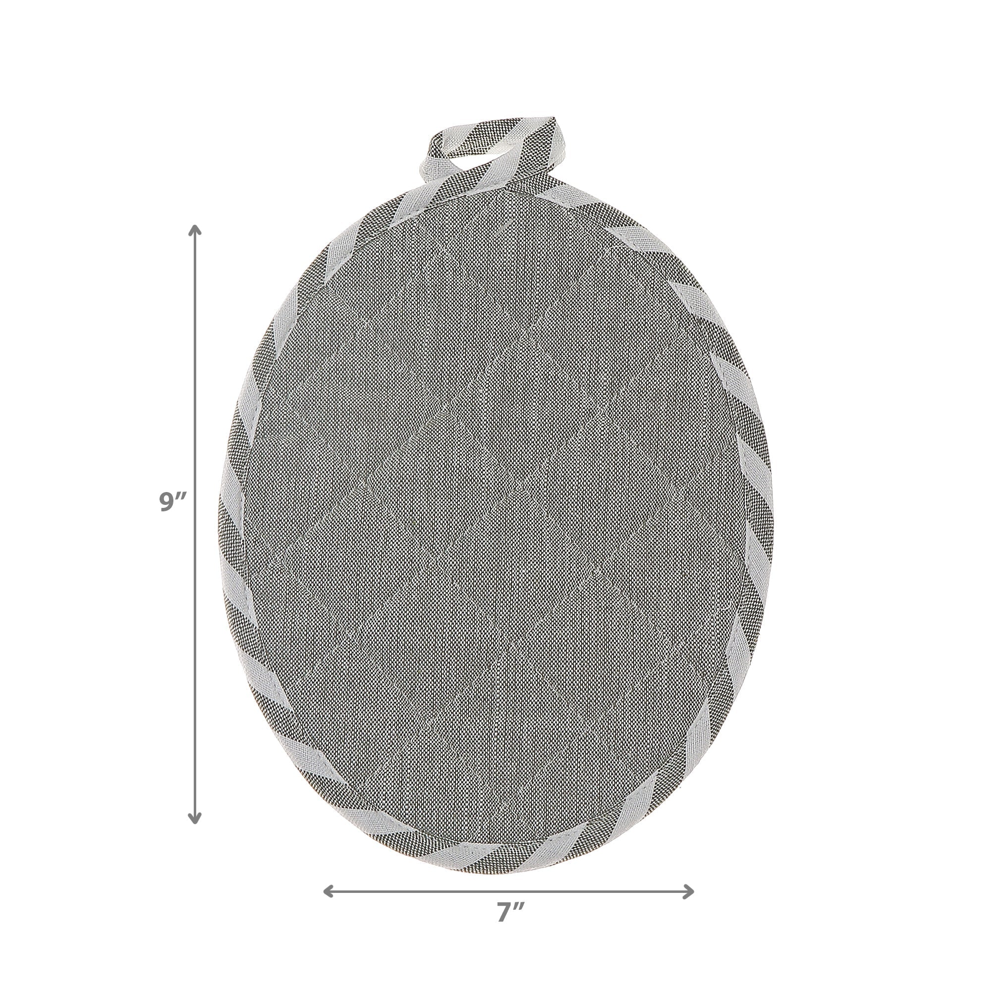 Stripe and Neoprene Pot Holder, Heat Resistant Kitchen Accessory, Modern Cooking Décor