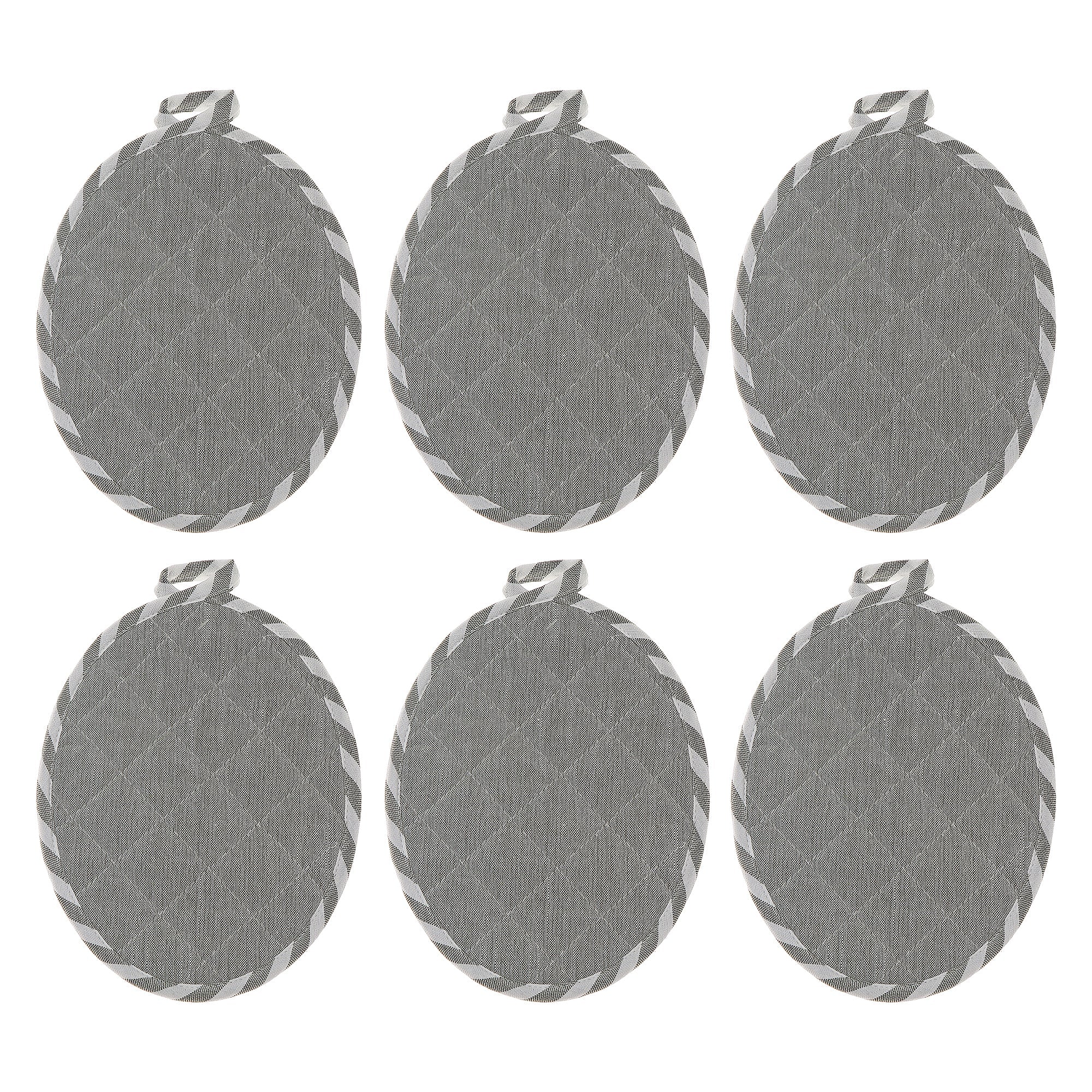 Stripe and Neoprene Pot Holder, Heat Resistant Kitchen Accessory, Modern Cooking Décor