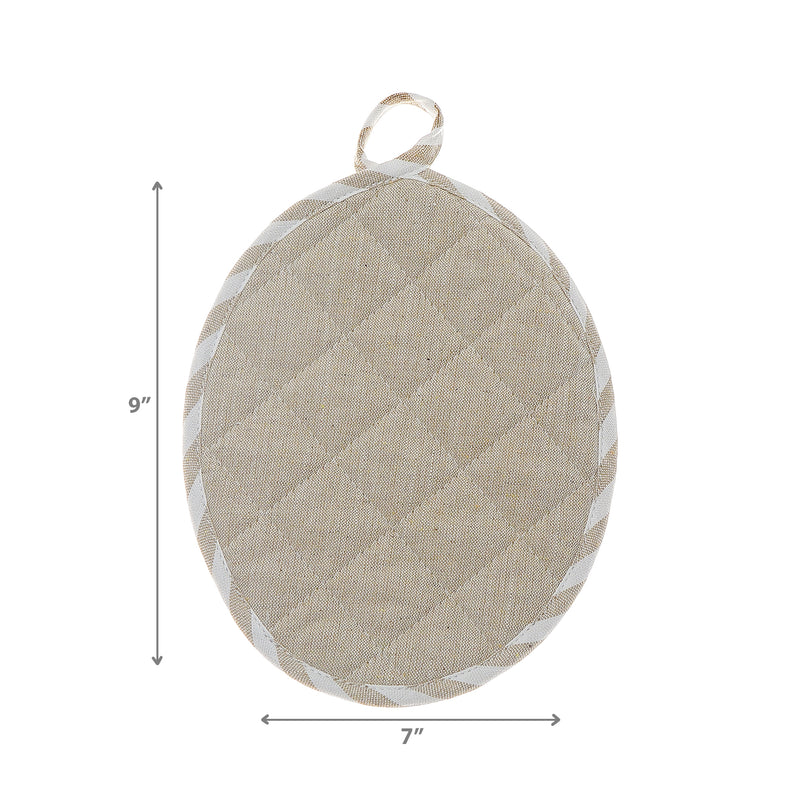 Stripe & Neoprene Pot Holder