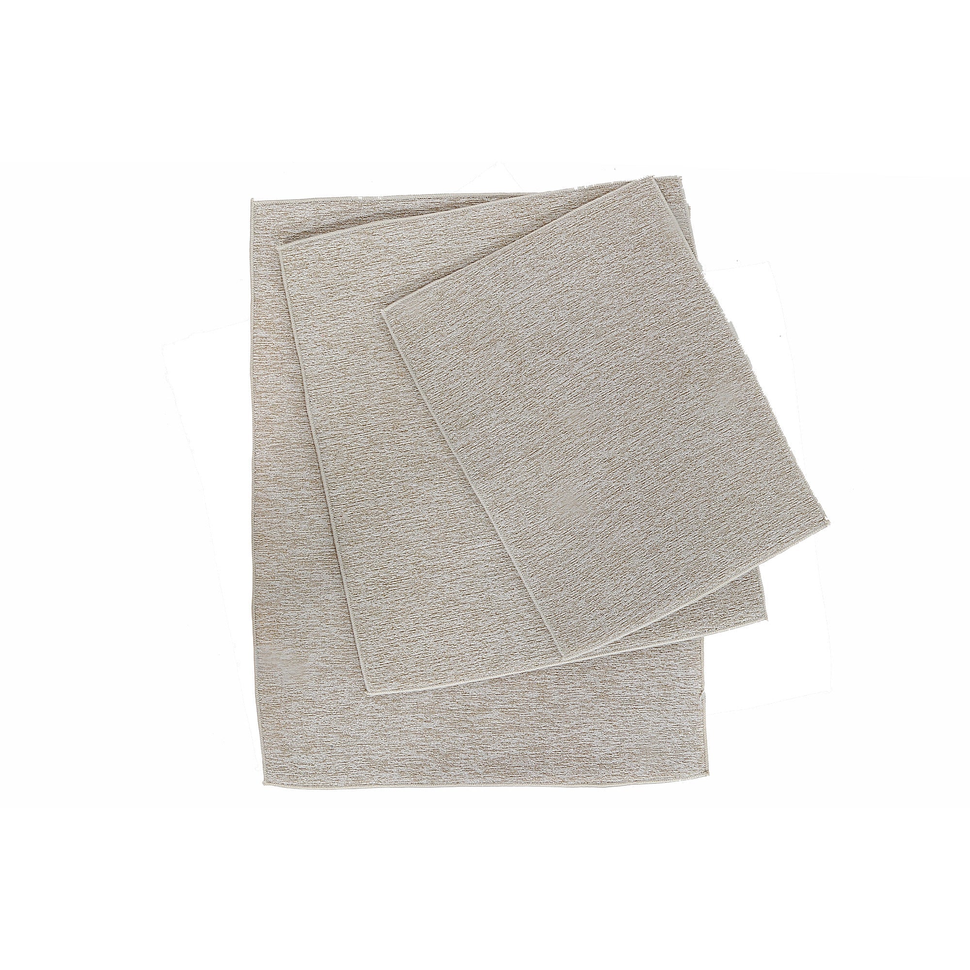 3 Pack Plain Solid Microfibre Dish Drying Mat, Absorbent Kitchen Counter Mat
