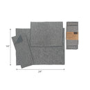 3 Pk Plain Solid Microfibre Dish Drying Mat