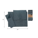 3 Pk Plain Solid Microfibre Dish Drying Mat