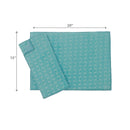 2 Pk Basketweave Microfibre Dish Drying Mat