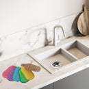 5 Pk Microfibre Sponges Assorted