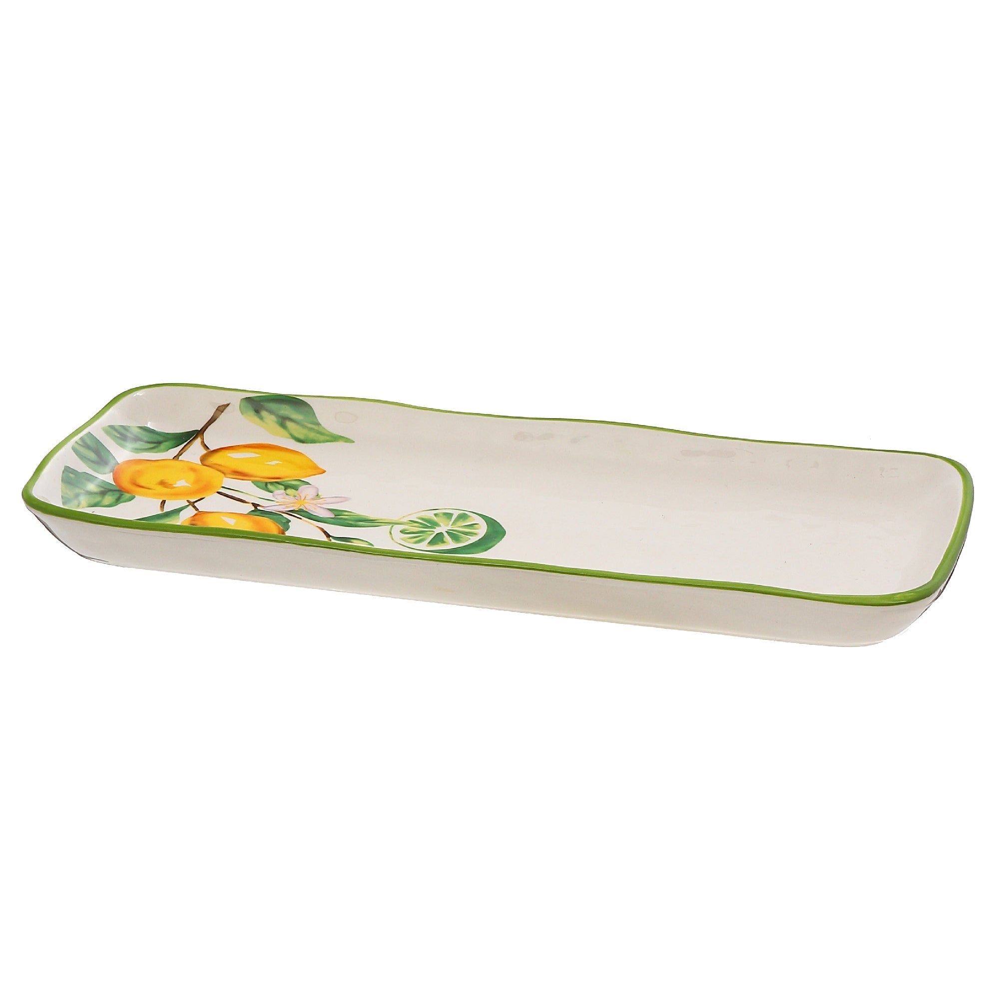 Ceramic Lemon Serving Dish - Set of 2 Decorative Kitchen Serving Bowls
