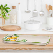 Ceramic Lemon Serving Dish - Set of 2 Decorative Kitchen Serving Bowls