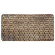 Custom Mango Wood Honeycomb Cheese Board, Wooden Charcuterie Serving Board, Rustic Kitchen Entertaining Board