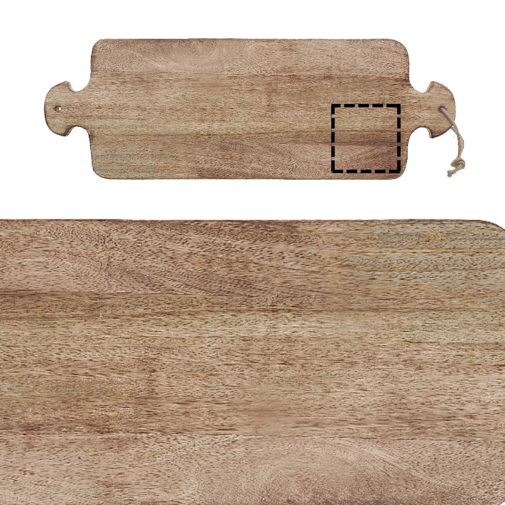 Custom Mango Wood Double Handle Cutting Board, Rustic Wood Serving Board, Kitchen Food Prep Board, Farmhouse Kitchen Decor