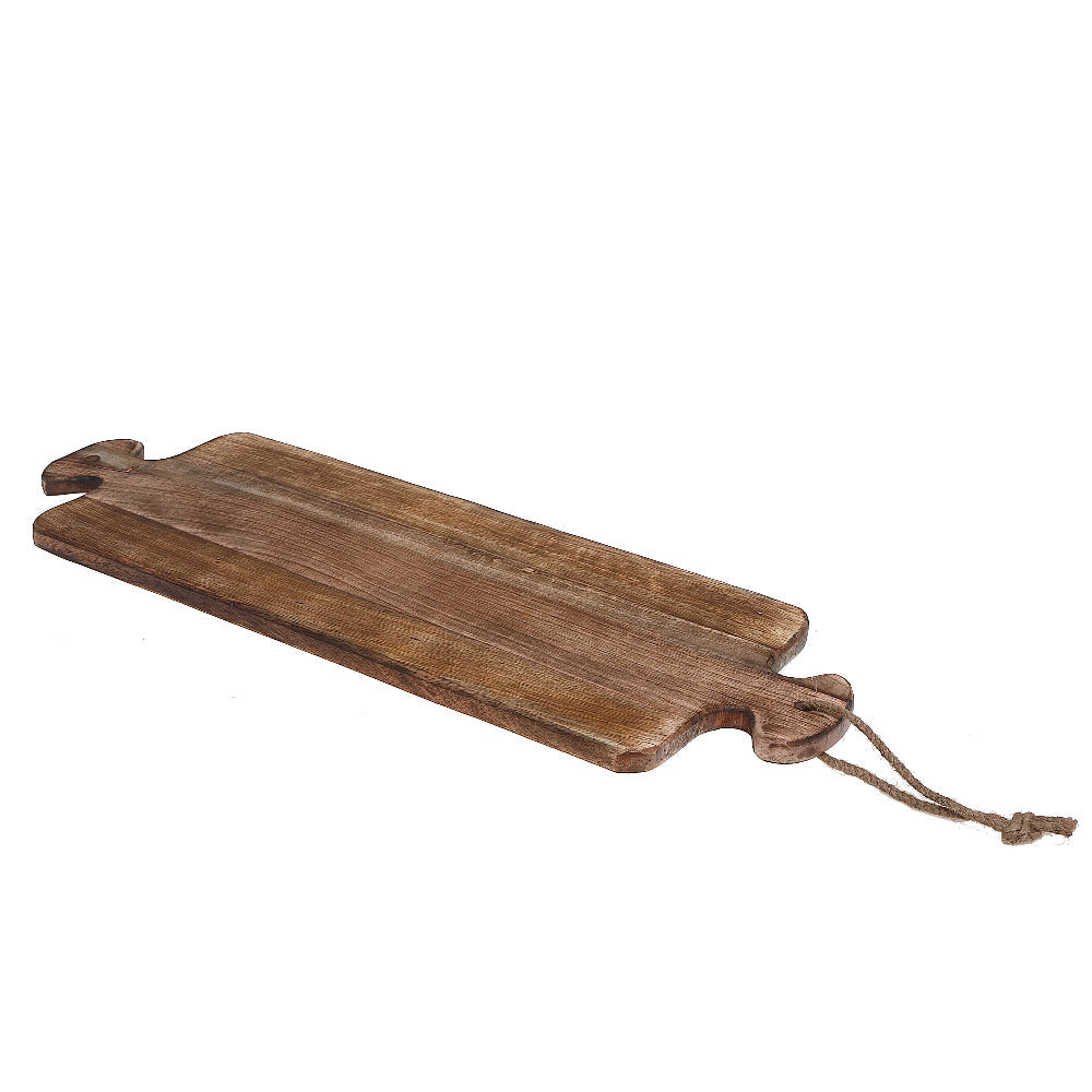 Custom Mango Wood Double Handle Cutting Board, Rustic Wood Serving Board, Kitchen Food Prep Board, Farmhouse Kitchen Decor