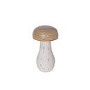 Mango Wood Nartural & White Mushroom