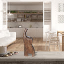 Mango Wood Elephant Decor 12"H Large