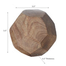 Mango Wood Decorative Ball 3.5"H Small