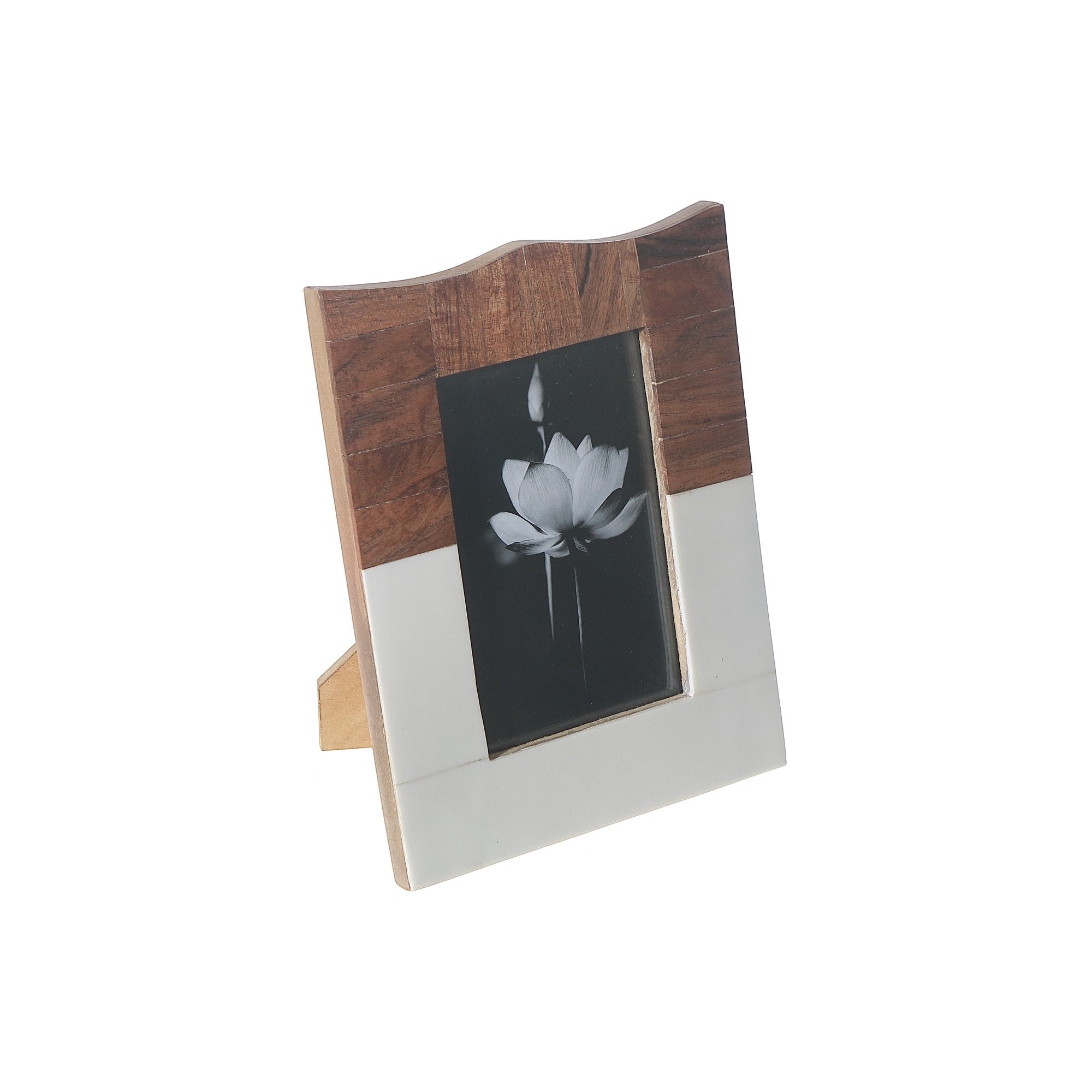 Wooden And Resin Inlay Photo Frame, Decorative Picture Display, Rustic Home Decor 4X6 (Copy)