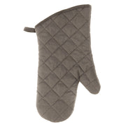 Quilted Oven Mitt (Gray) (7.5" X 13") - Set of 4