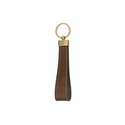 Genuine Cherry Leather Key Chain, Handmade Leather Accessory, Key Holder Gift