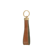 Genuine Tan Leather Key Chain, Handmade Leather Accessory, Key Holder Gift