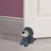 Door Stopper Dog with Scarf, Decorative Winter Animal Door Stop