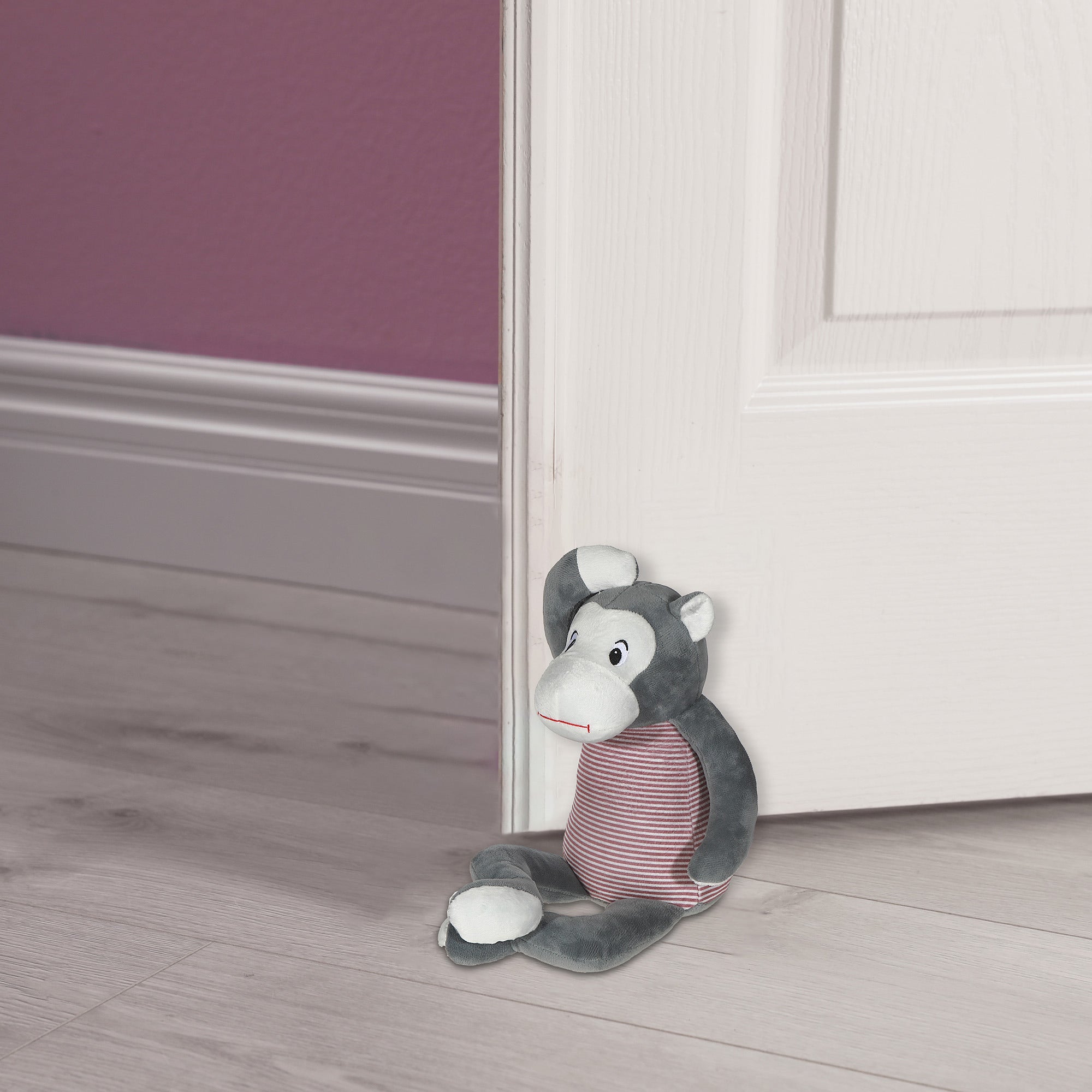 Door Stopper Monkey Design, Decorative Animal Door Stop, Kids Room Accessory