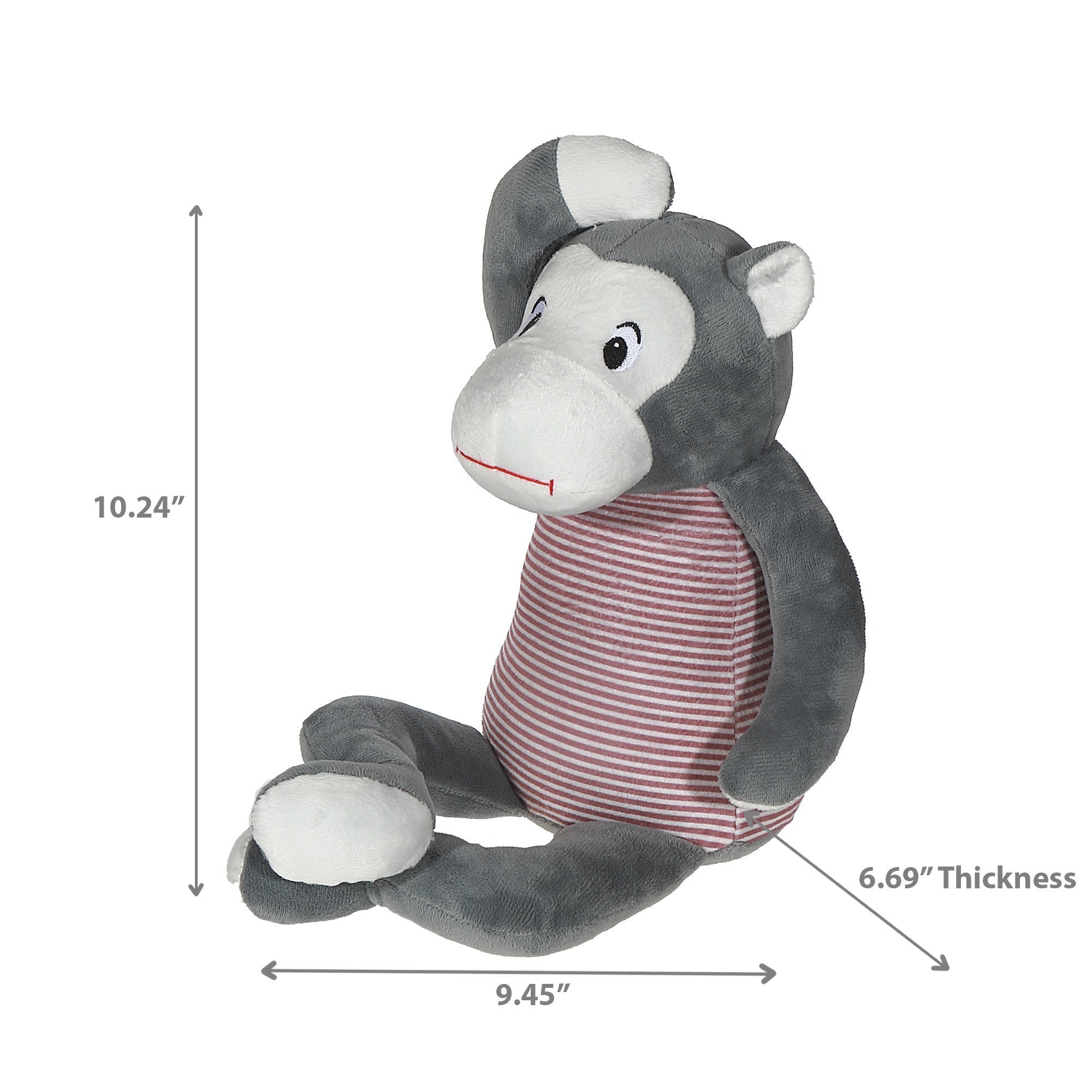 Door Stopper Monkey Design, Decorative Animal Door Stop, Kids Room Accessory