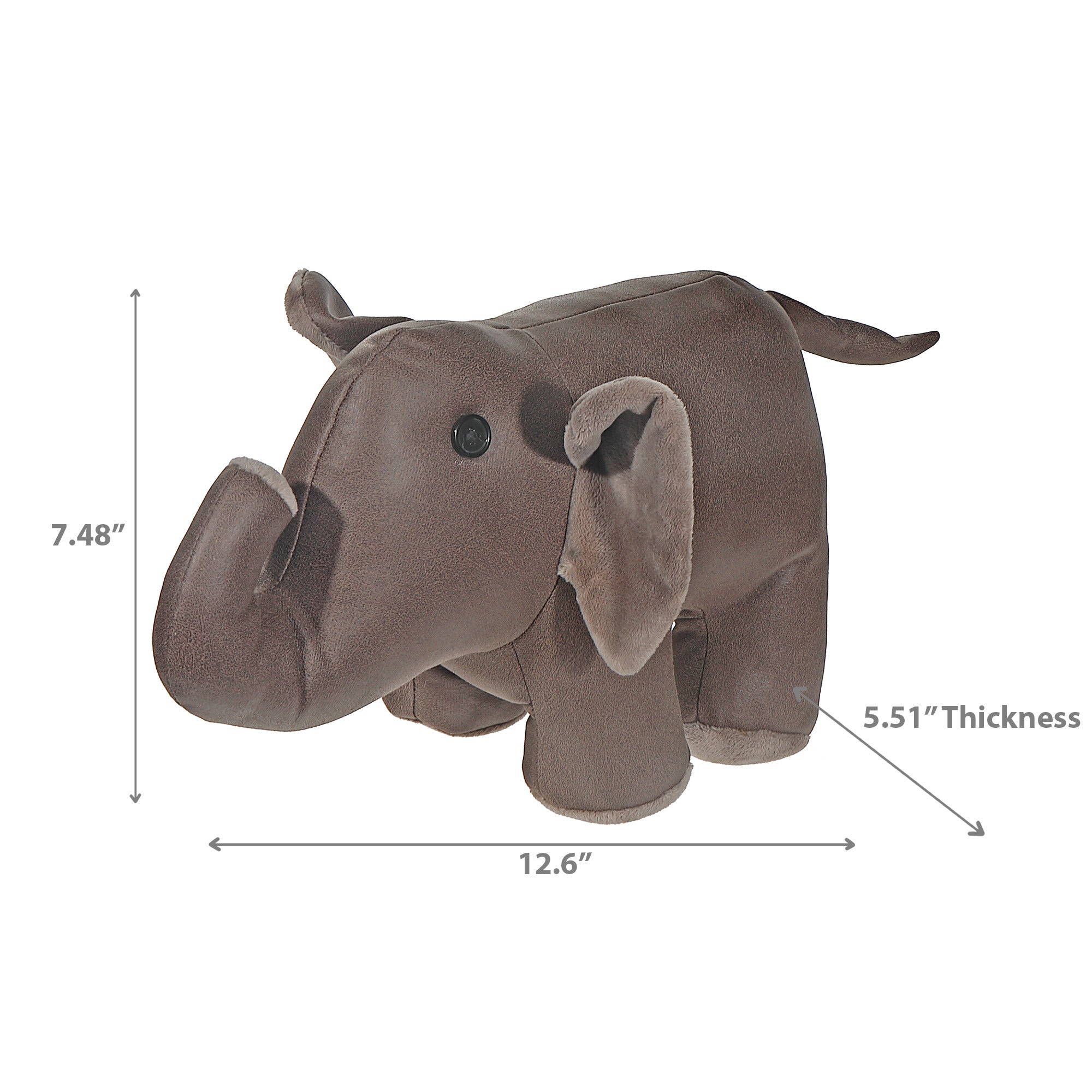 Door Stopper Elephant Design, Decorative Animal Door Stop, Nursery Home Decor