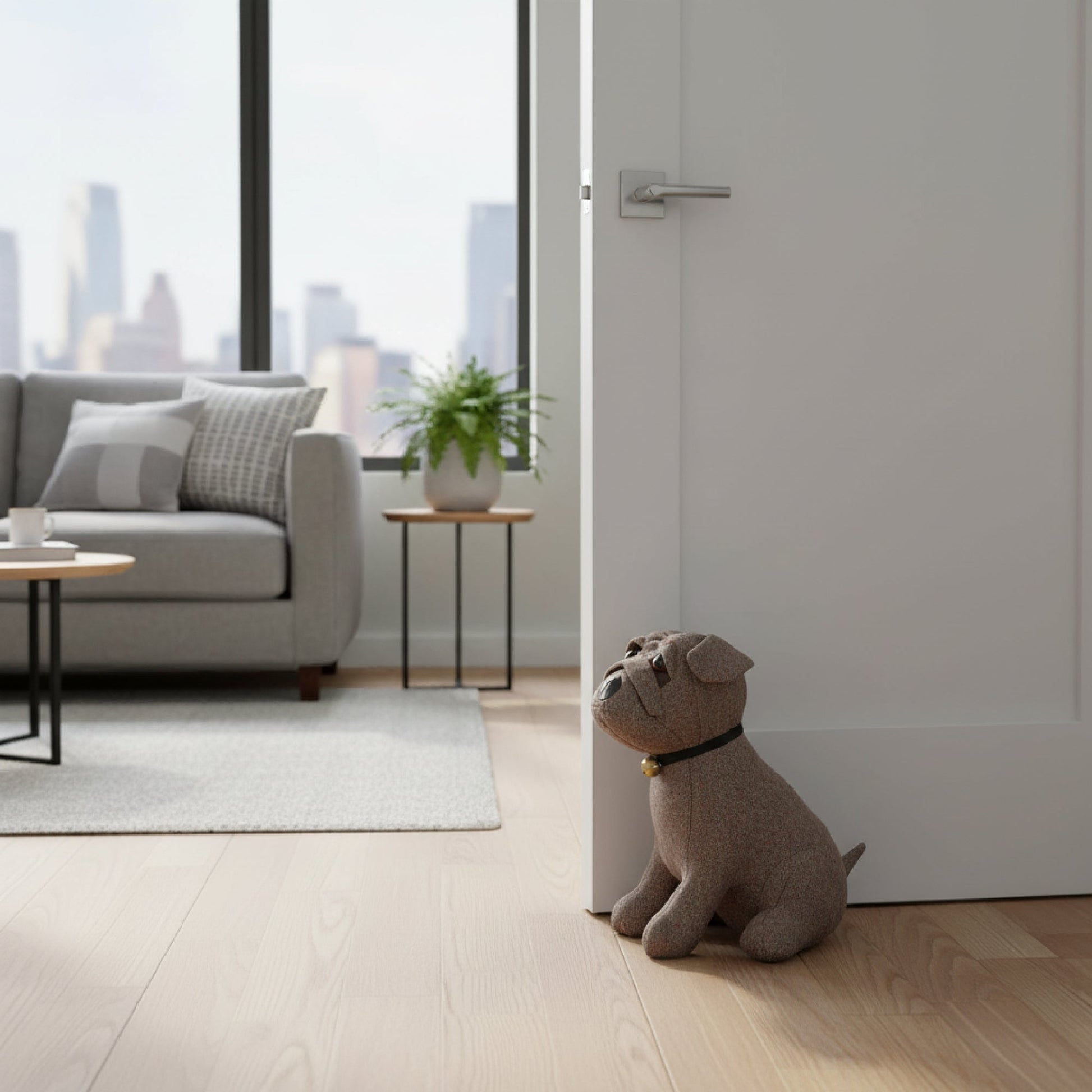 Decorative Bulldog Fabric Door Stopper