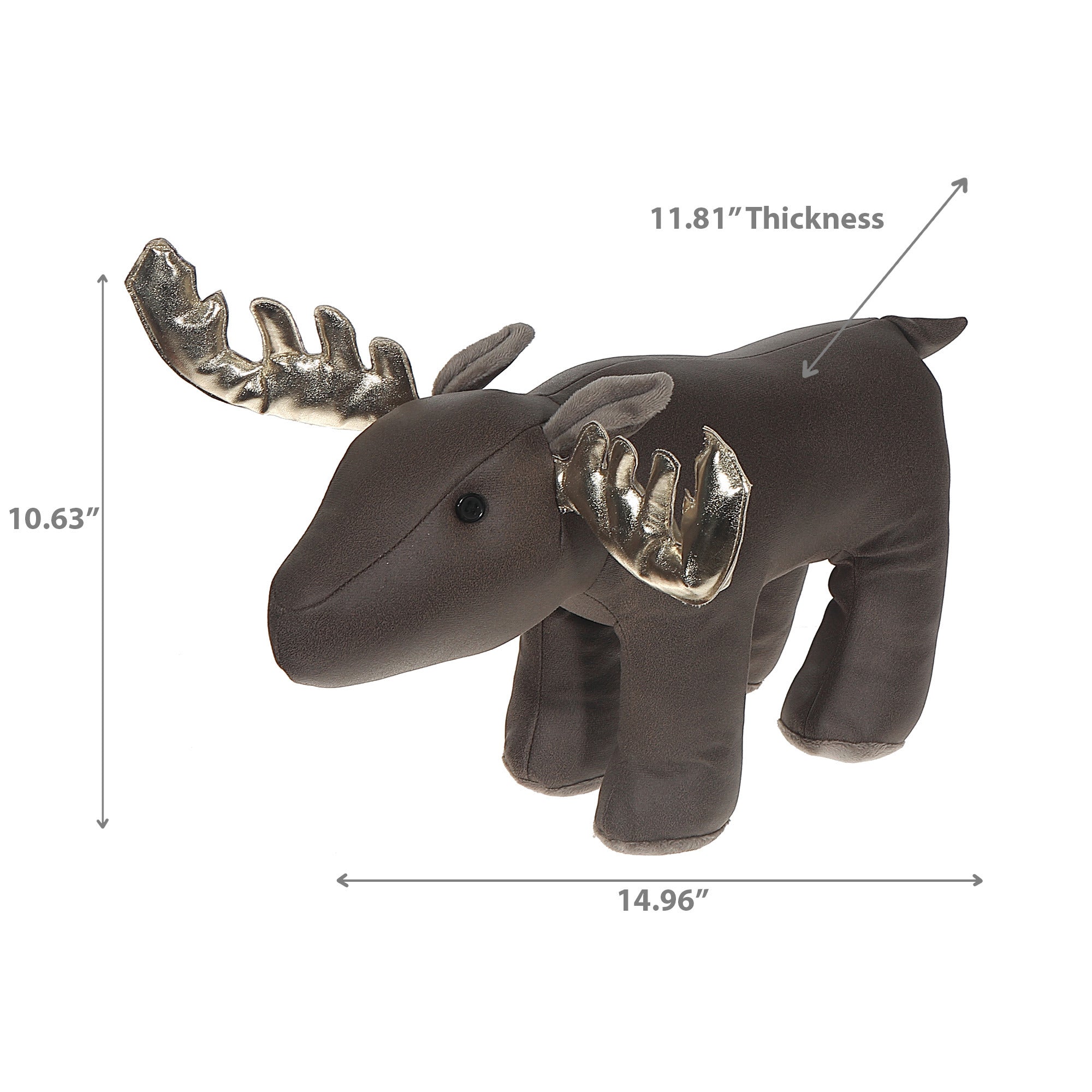 Door Stopper Moose Design, Decorative Animal Door Stop, Home Floor Accessory