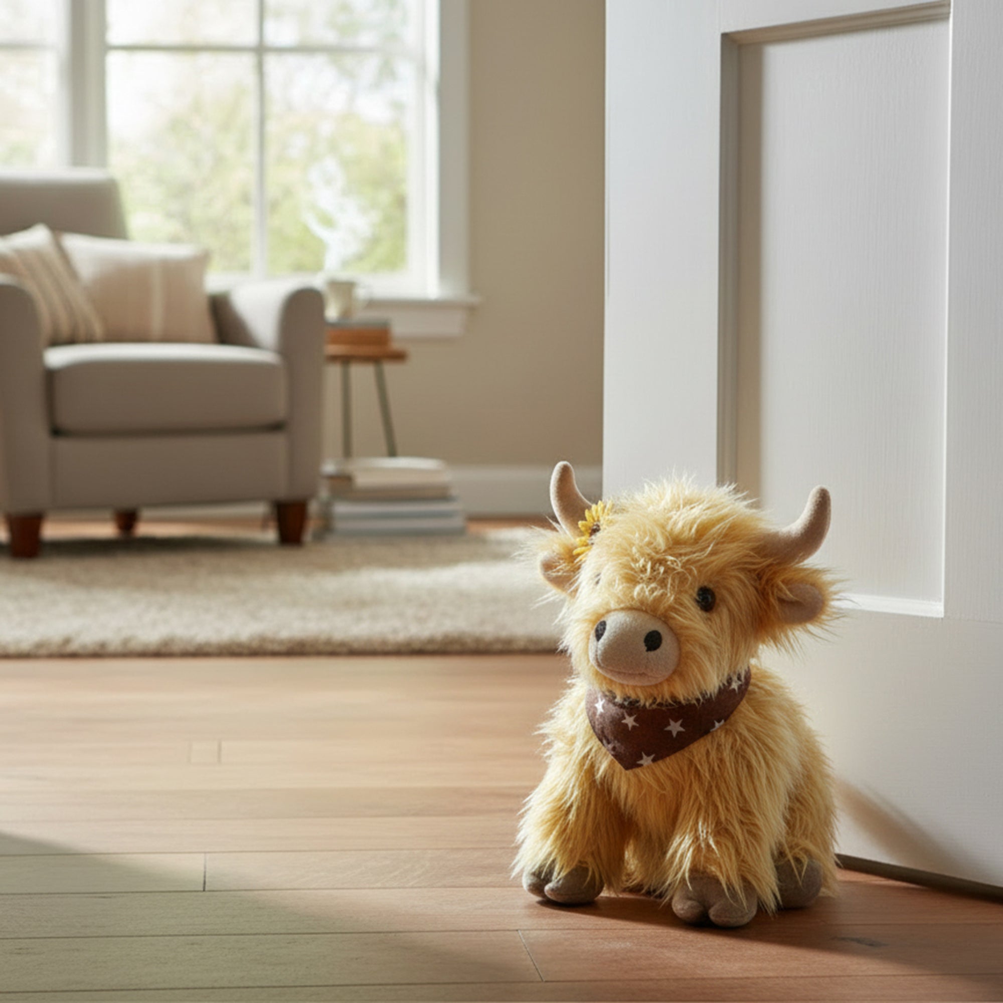 Yak Fabric Door Stopper – Rustic Decorative Door Weight