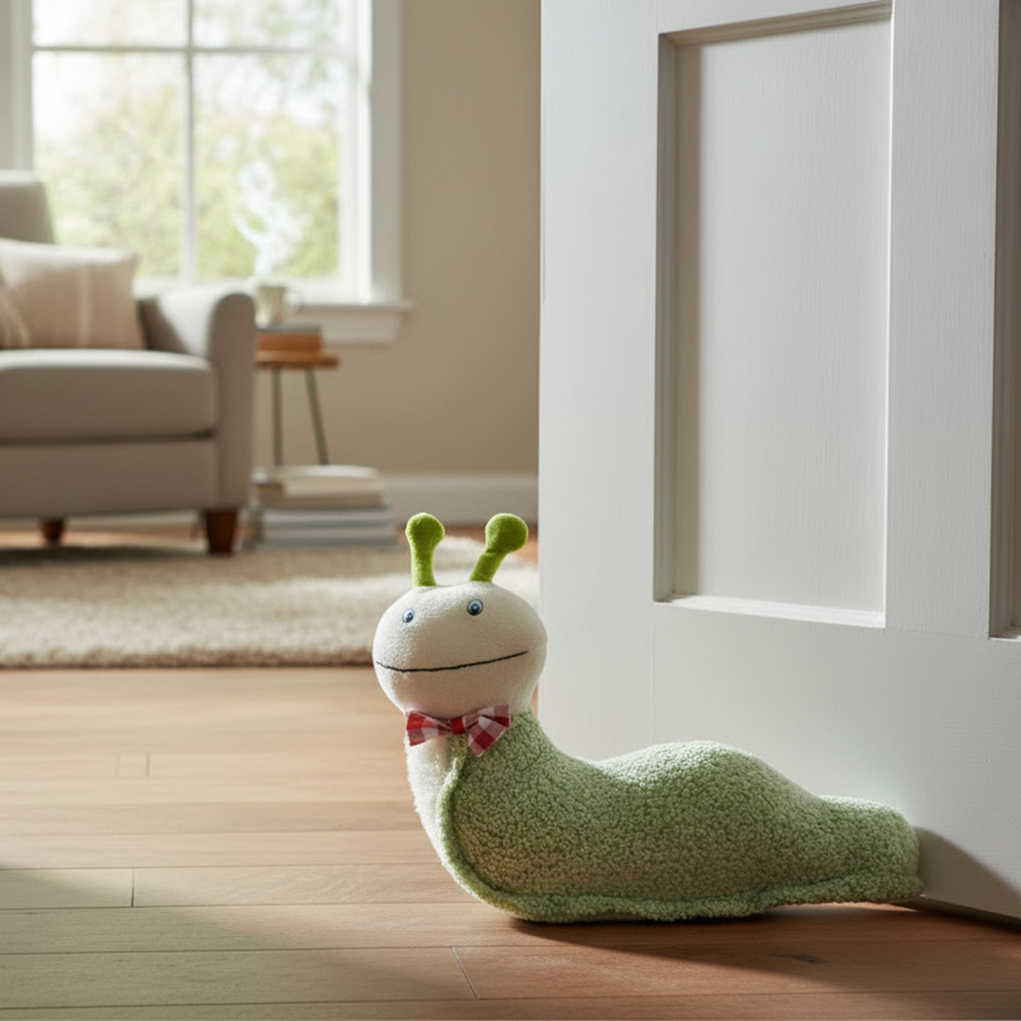Snail Fabric Door Stopper – Whimsical Garden-Inspired Accent