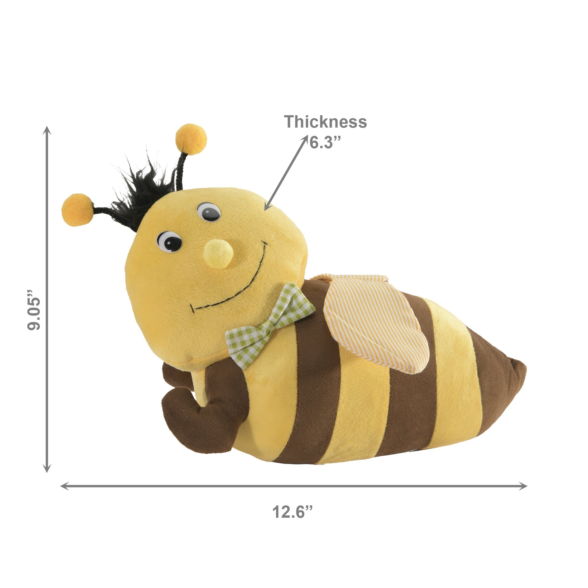 Bee Fabric Door Stopper – Charming Nature-Themed Door Weight