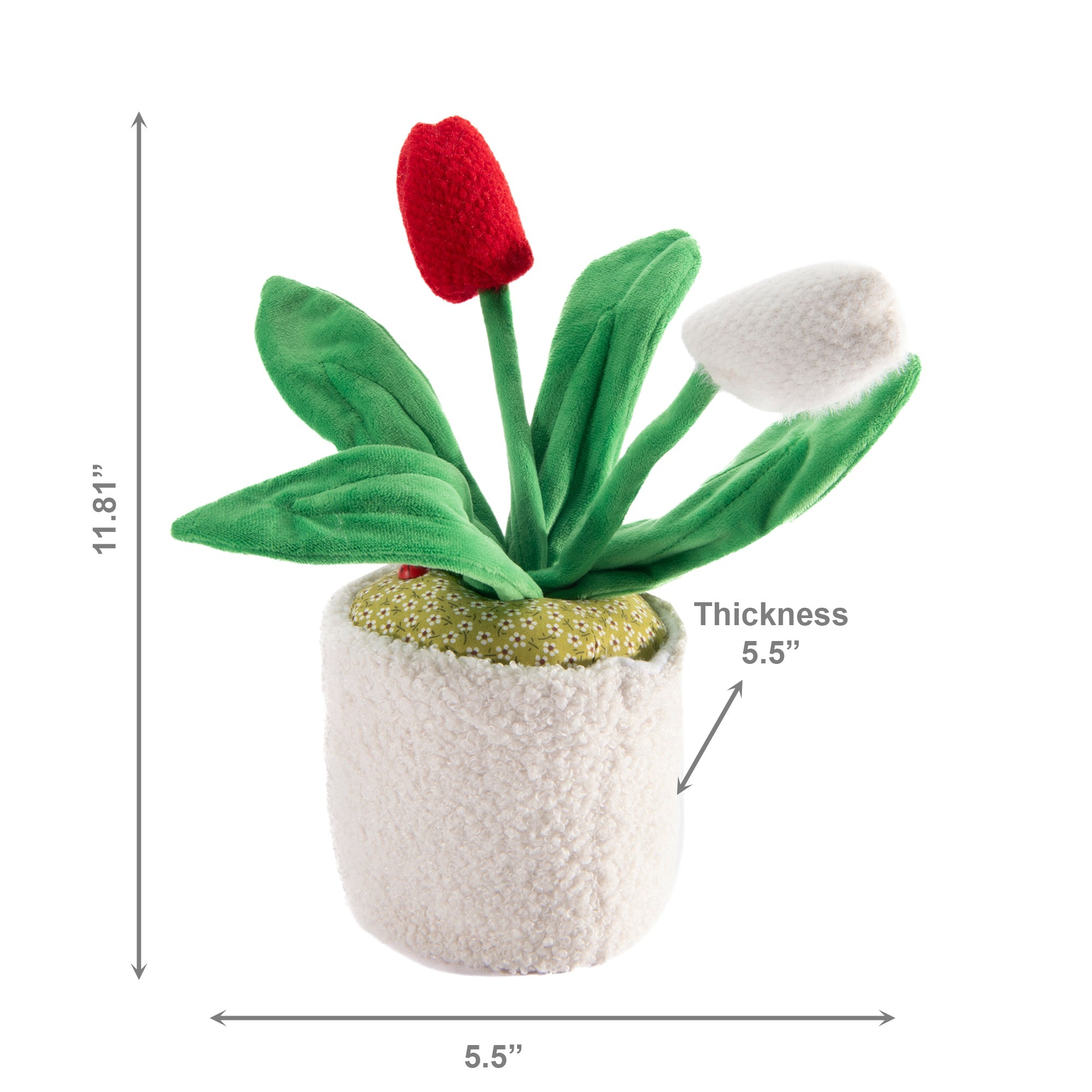 Tulip Fabric Door Stopper – Floral Decorative Door Accent