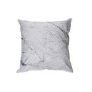 Outdoor Waterproof Cushion White Marble Set of 2 Patio Seat Pillow