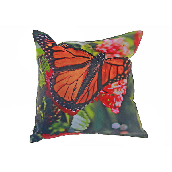 Outdoor Waterproof Cushion Monarch Butterfly - Set of 2