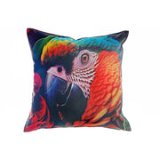 Outdoor Waterproof Cushion Parrot Set Of 2, Parrot Print Outdoor Pillow, Tropical Patio Cushion, Weather Resistant Seat Decor