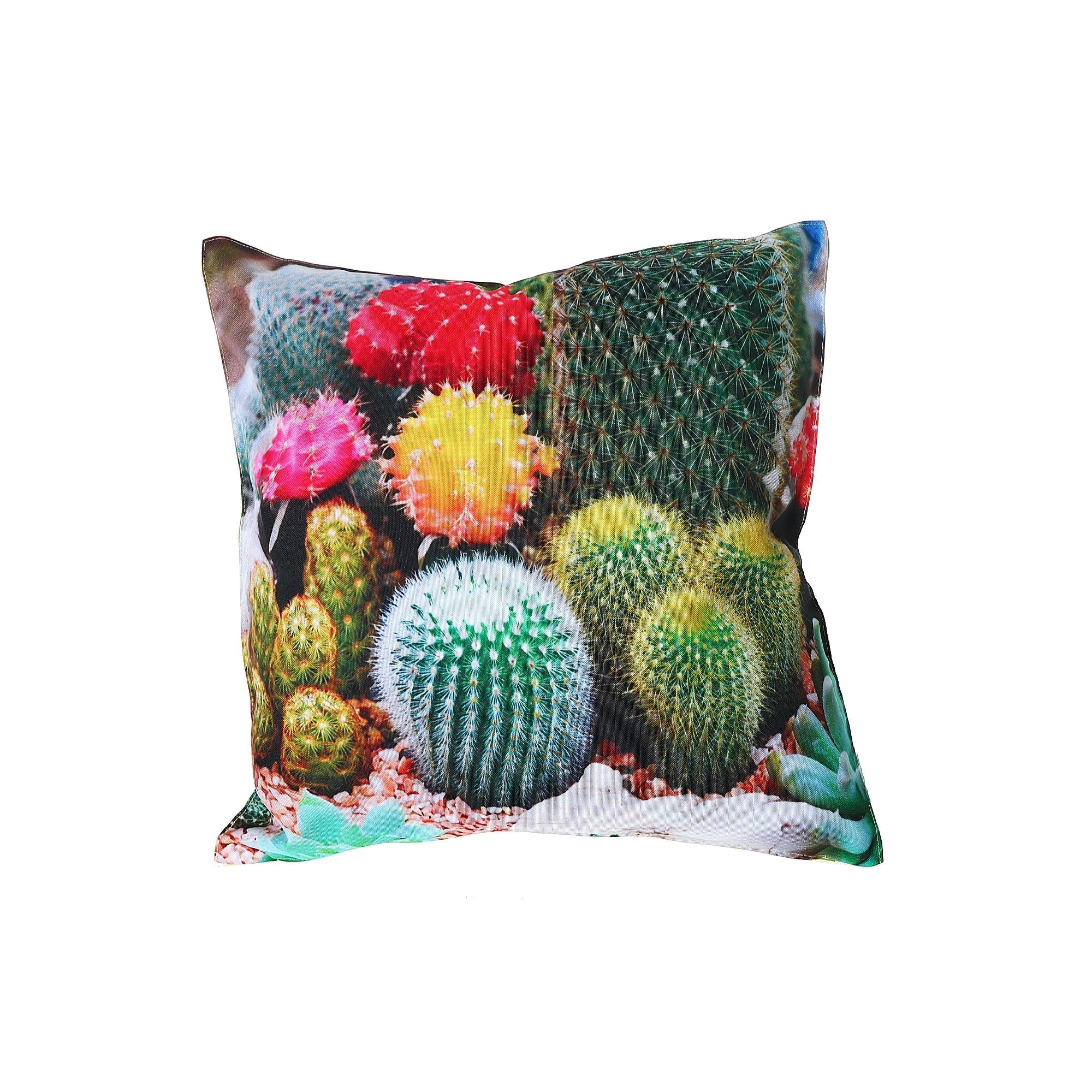 Outdoor Waterproof Cushion Cactus - Set of 2 Patio Garden Decorative Cushion
