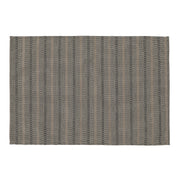 Stripe Outdoor Placemat Taupe Set of 12 Dining Mat