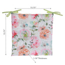 April Outdoor Tufted Chair Pad Ranunculus 16 x 16 - Set of 2