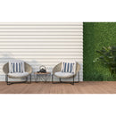 Boston Outdoor Cabana Stripe Waterproof Cushion - Set of 2