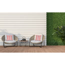 Boston Outdoor Cabana Stripe Waterproof Cushion - Set of 2