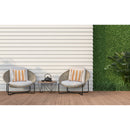 Boston Outdoor Cabana Stripe Waterproof Cushion - Set of 2