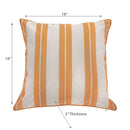 Boston Outdoor Cabana Stripe Waterproof Cushion - Set of 2