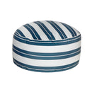 Boston Outdoor Cabana Stripe Inflatable Pouf