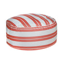 Boston Outdoor Cabana Stripe Inflatable Pouf