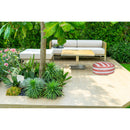 Boston Outdoor Cabana Stripe Inflatable Pouf