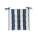 Boston Outdoor Cabana Stripe Tufted Chair Pad - Set of 2