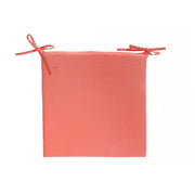 Solid Orange Outdoor Chair Pad Set Of 2, Comfortable Patio Seat Cushion, Outdoor Home Decor