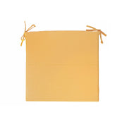 Solid Yellow Outdoor Chair Pad Set Of 2, Comfortable Patio Seat Cushion, Outdoor Home Decor