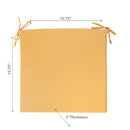 Solid Outdoor Chairpad - Set of 2