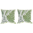 Botanical Print Outdoor Waterproof Cushion Fern - Set of 2