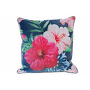 Botanical Print Outdoor Waterproof Cushion Hibiscus - Set of 2